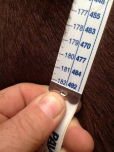 Volta's weight for July 492kg