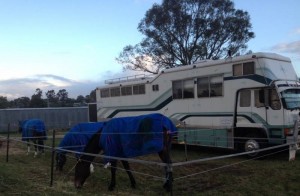 Team Joyce yards at Maffra