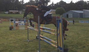 Jess and LH Folly in the Wide Span Sheds Junior Championship