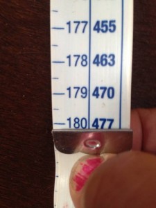 Volta's weight for November