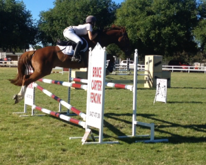 Tiffany and LH Johnny in the 1.05m Championship