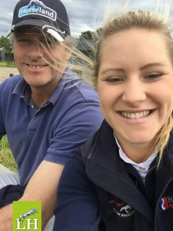 Wes loves showjumping look at the smiles