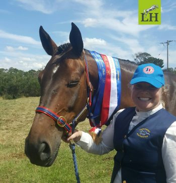 Albi and Sarah with their ribbons