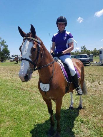 Coming out after the rider class with a 3rd