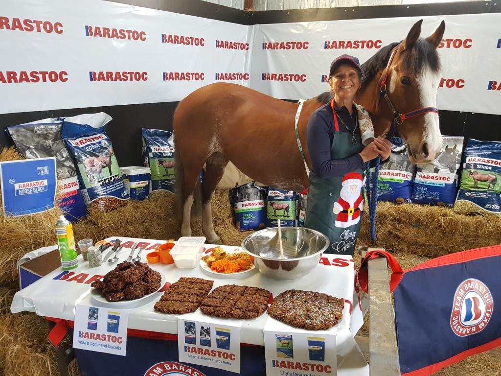 Lily & I ready to cook in the Barastoc cooking stable