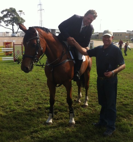 Wes with the sponsor of the class Jamie Smith from Antares Australia
